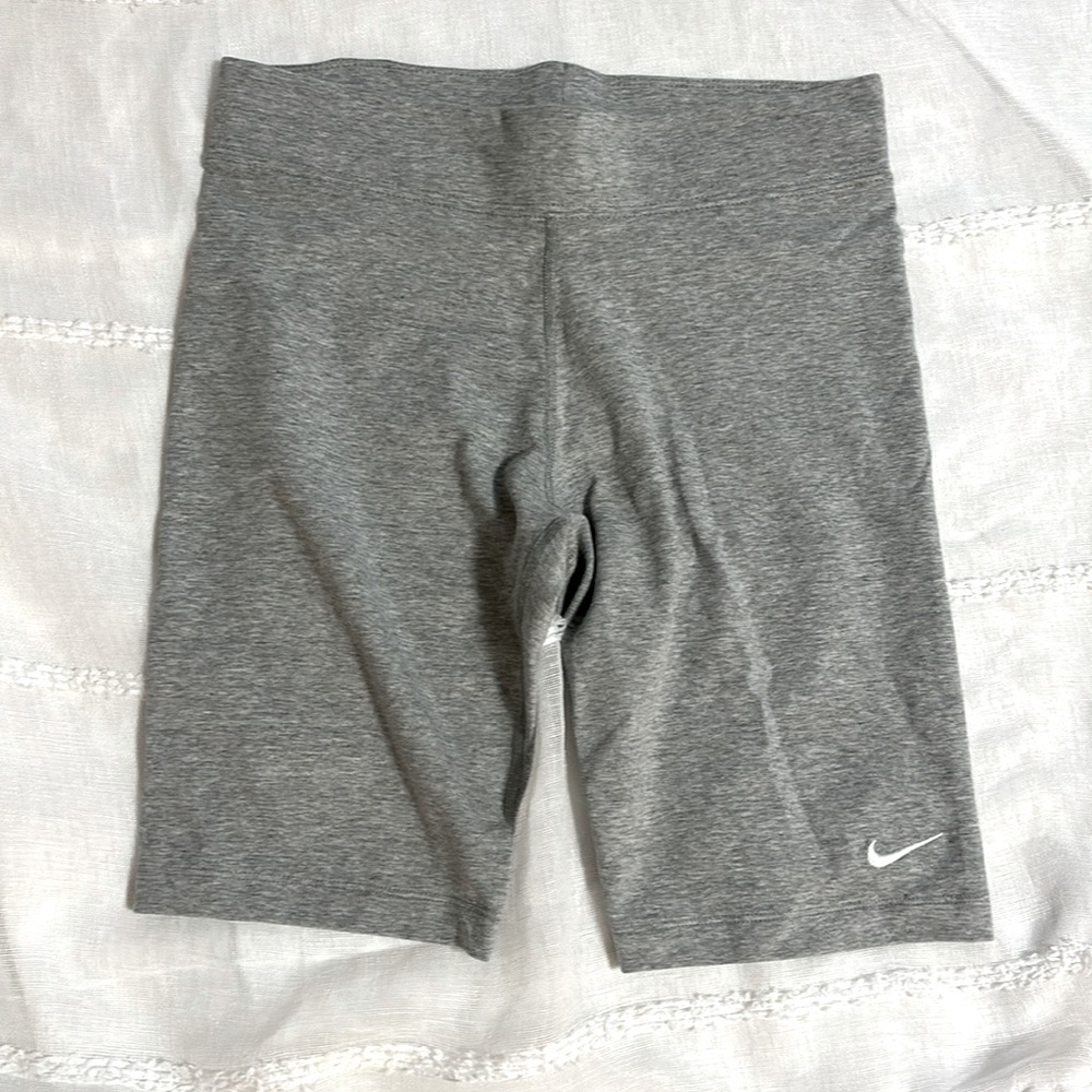 Nike grey biker shorts